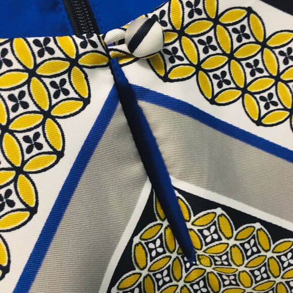 Banana Republic Long Sleeve Keyhole Geometric Shift Dress - Picture 7 of 16